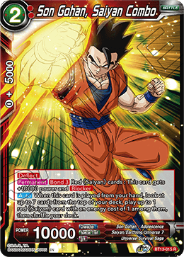 Son Gohan, Saiyan Combo (Rare) (BT13-015) [Supreme Rivalry] | Cracking-Singles