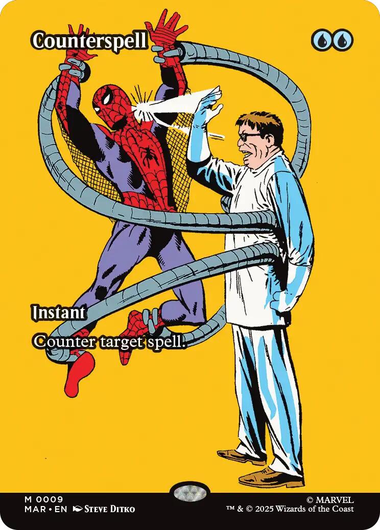 Counterspell (Borderless) [Marvel Universe: Eternal-Legal] | Cracking-Singles