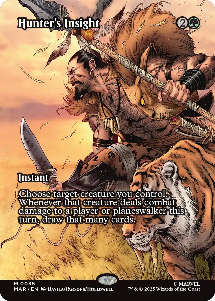 Hunter's Insight (Borderless) [Marvel Universe: Eternal-Legal] | Cracking-Singles