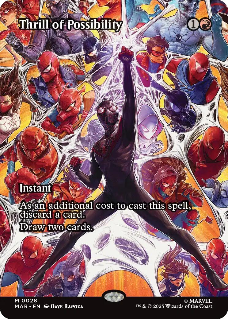 Thrill of Possibility (Borderless) [Marvel Universe: Eternal-Legal] | Cracking-Singles
