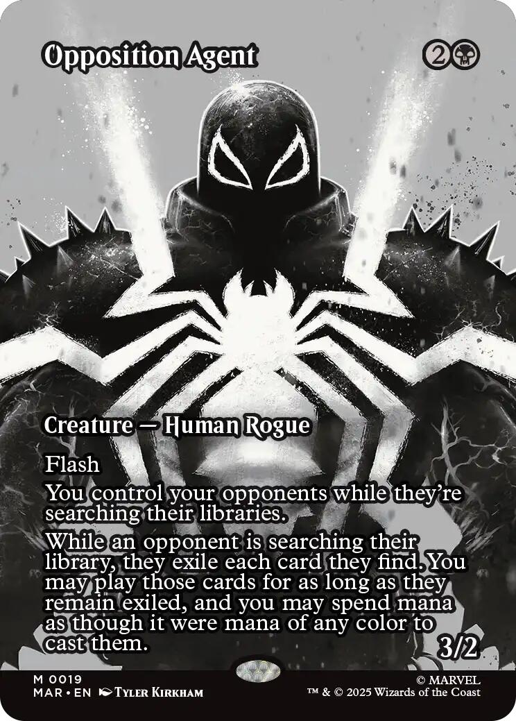 Opposition Agent (Borderless) [Marvel Universe: Eternal-Legal] | Cracking-Singles