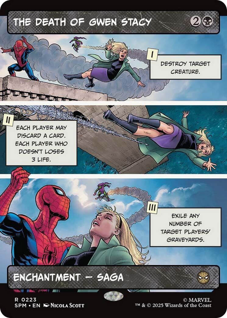 The Death of Gwen Stacy (Borderless) [Marvel's Spider-Man] | Cracking-Singles