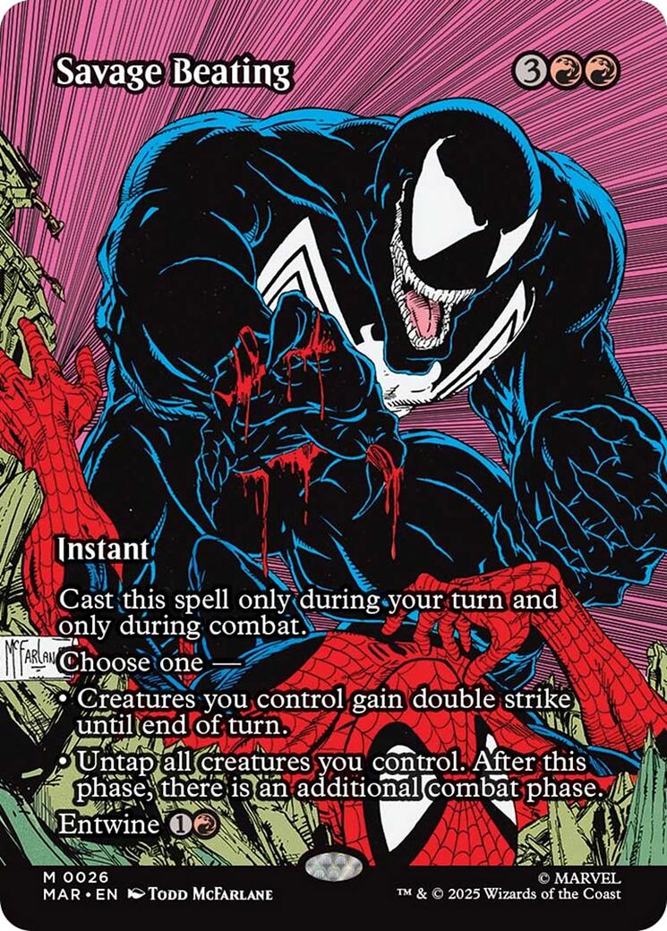 Savage Beating (Borderless) [Marvel Universe: Eternal-Legal] | Cracking-Singles