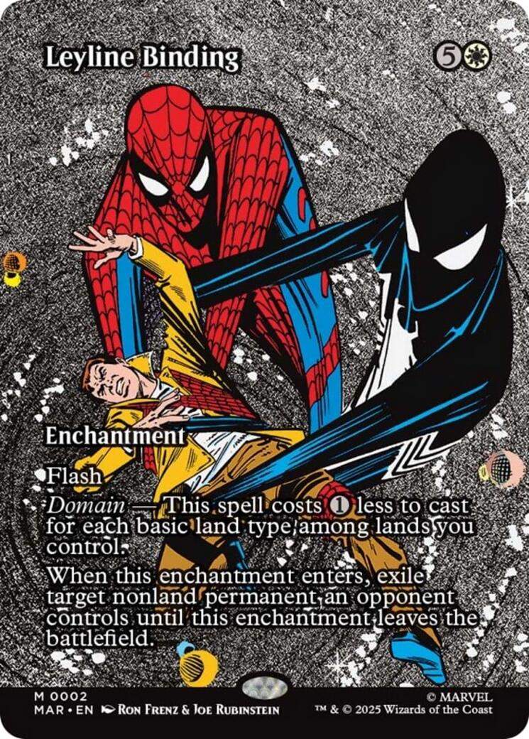 Leyline Binding (Borderless) [Marvel Universe: Eternal-Legal] | Cracking-Singles