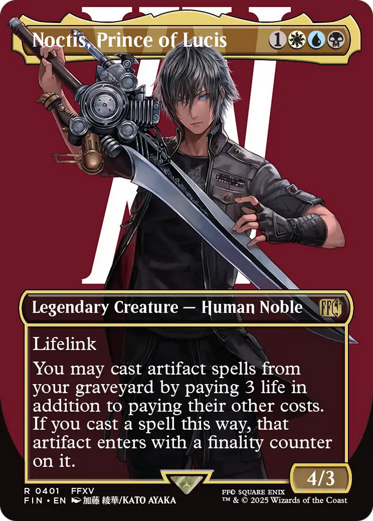 Noctis, Prince of Lucis (Borderless) [FINAL FANTASY] | Cracking-Singles