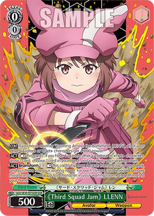 "Third Squad Jam" LLENN (GGO/SE50-E01GGR GGR) [SAO Alternative–Gun Gale Online–2 Premium Booster] | Cracking-Singles