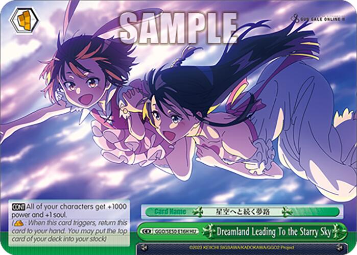 Dreamland Leading To the Starry Sky (GGO/SE50-E16H HRR) [SAO Alternative–Gun Gale Online–2 Premium Booster] | Cracking-Singles
