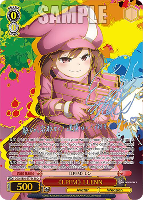"LPFM" LLENN (GGO/SE50-E17EX SEC+) [SAO Alternative–Gun Gale Online–2 Premium Booster] | Cracking-Singles