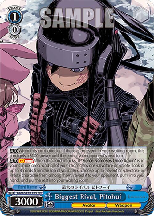 Biggest Rival, Pitohui (GGO/SE50-E39 RR) [SAO Alternative–Gun Gale Online–2 Premium Booster] | Cracking-Singles