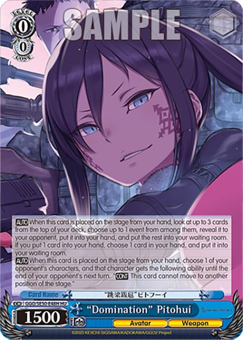 "Domination" Pitohui (GGO/SE50-E48H HC) [SAO Alternative–Gun Gale Online–2 Premium Booster] | Cracking-Singles