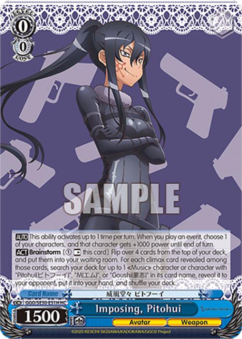 Imposing, Pitohui (GGO/SE50-E51H HC) [SAO Alternative–Gun Gale Online–2 Premium Booster] | Cracking-Singles