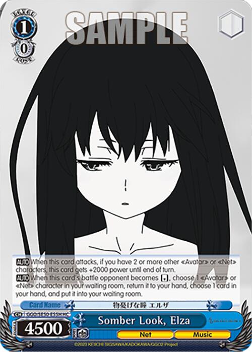 Somber Look, Elza (GGO/SE50-E55H HC) [SAO Alternative–Gun Gale Online–2 Premium Booster] | Cracking-Singles