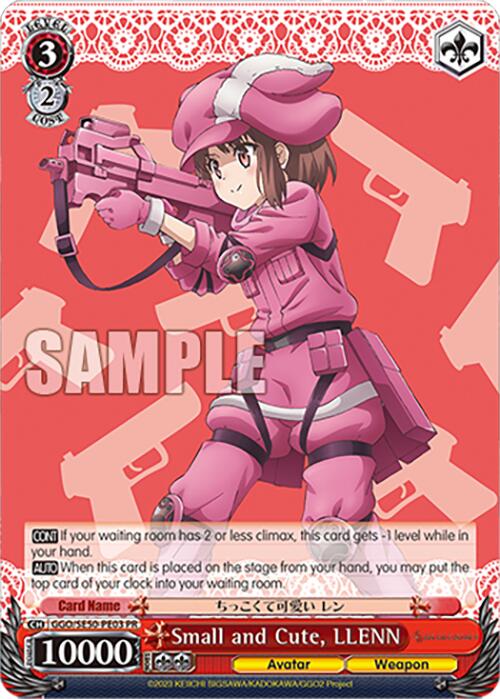 Small and Cute, LLENN (GGO/SE50-PE03 RR) [SAO Alternative–Gun Gale Online–2 Premium Booster] | Cracking-Singles