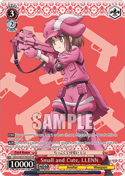 Small and Cute, LLENN (GGO/SE50-PE03S PR) [SAO Alternative–Gun Gale Online–2 Premium Booster] | Cracking-Singles