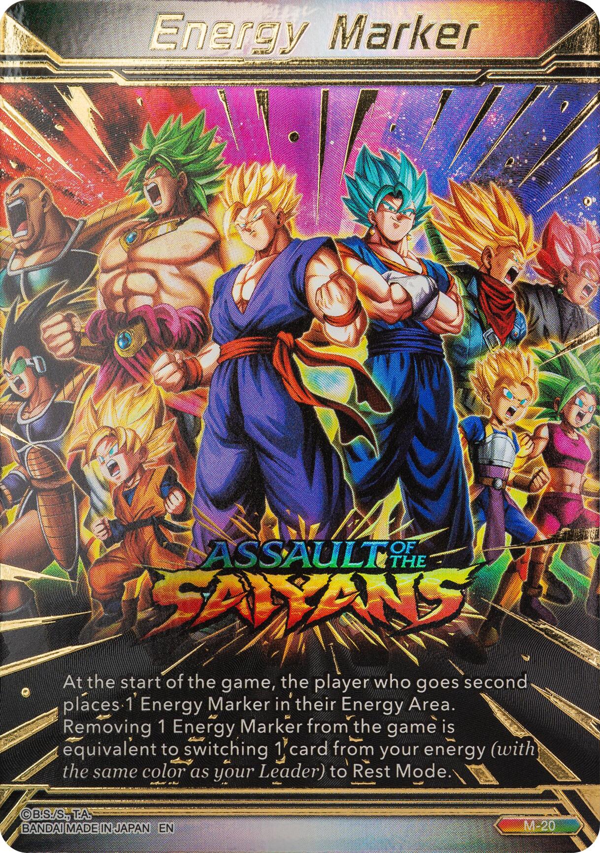 Energy Marker - Assault of the Saiyans (M-20) [Prismatic Clash] | Cracking-Singles