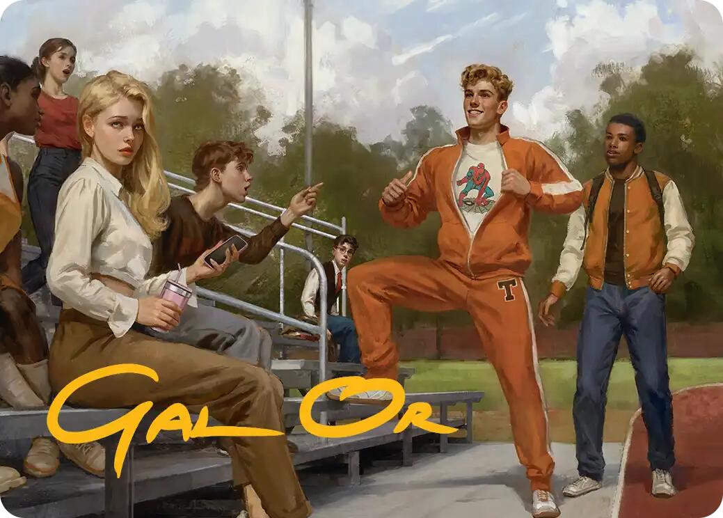 Flash Thompson, Spider-Fan Art Card (Gold-Stamped Signature) [Marvel's Spider-Man Art Series] | Cracking-Singles