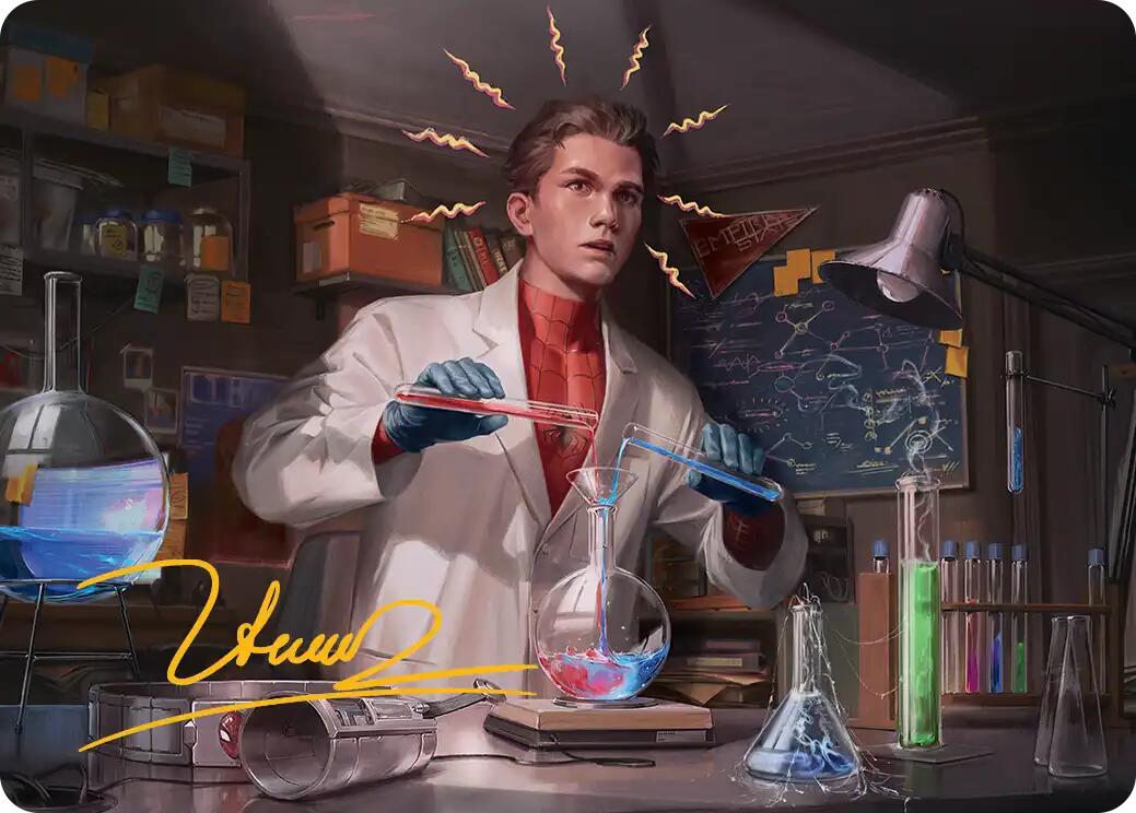 Peter Parker Art Card (3/54) (Gold-Stamped Signature) [Marvel's Spider-Man Art Series] | Cracking-Singles