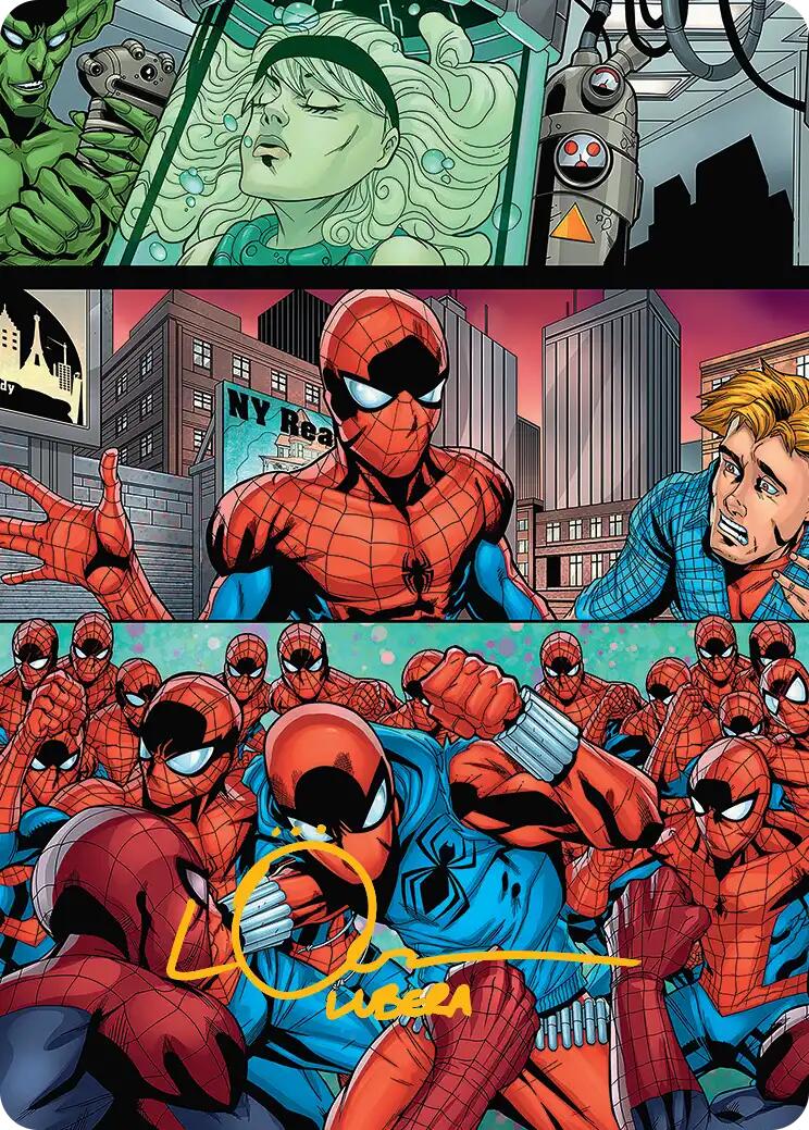 The Clone Saga Art Card (Gold-Stamped Signature) [Marvel's Spider-Man Art Series] | Cracking-Singles