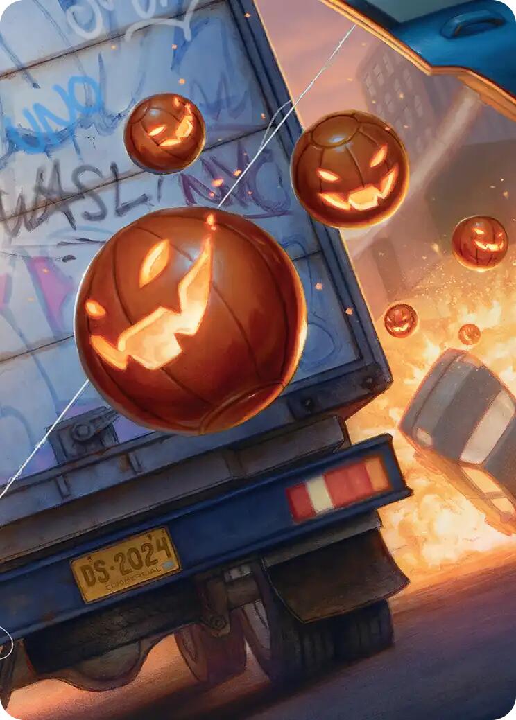 Pumpkin Bombs Art Card [Marvel's Spider-Man Art Series] | Cracking-Singles