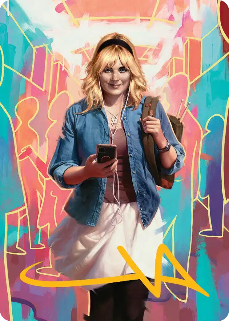 Gwen Stacy Art Card (Gold-Stamped Signature) (13/54) [Marvel's Spider-Man Art Series] | Cracking-Singles
