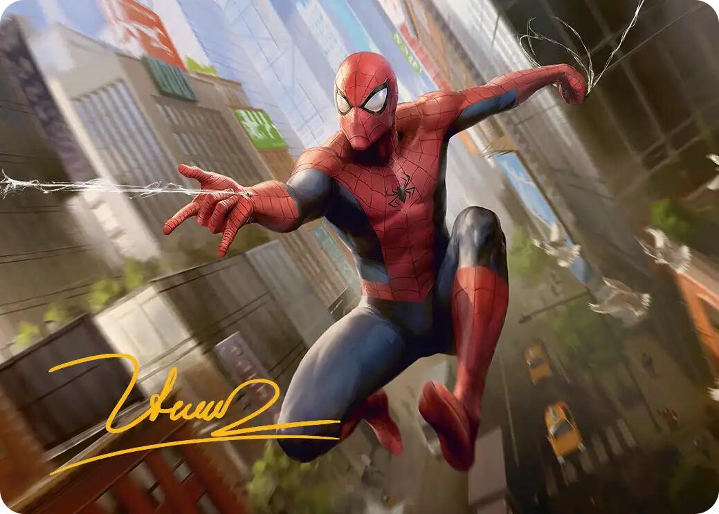 Amazing Spider-Man Art Card (24/54) (Gold-Stamped Signature) [Marvel's Spider-Man Art Series] | Cracking-Singles