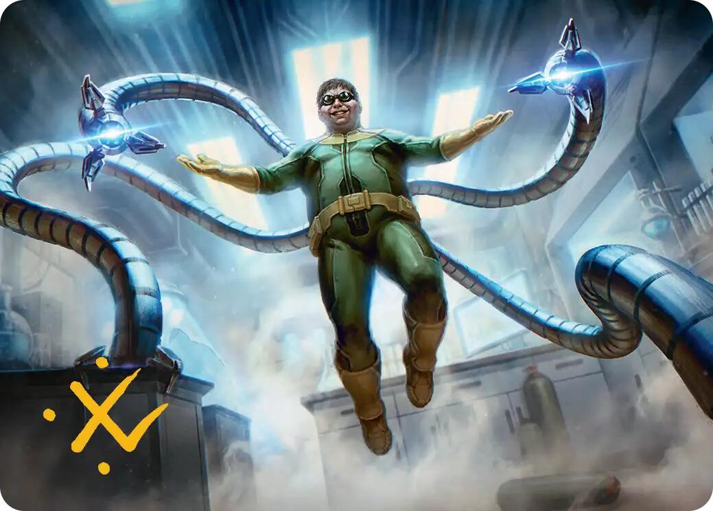 Doctor Octopus, Master Planner Art Card (25/54) (Gold-Stamped Signature) [Marvel's Spider-Man Art Series] | Cracking-Singles