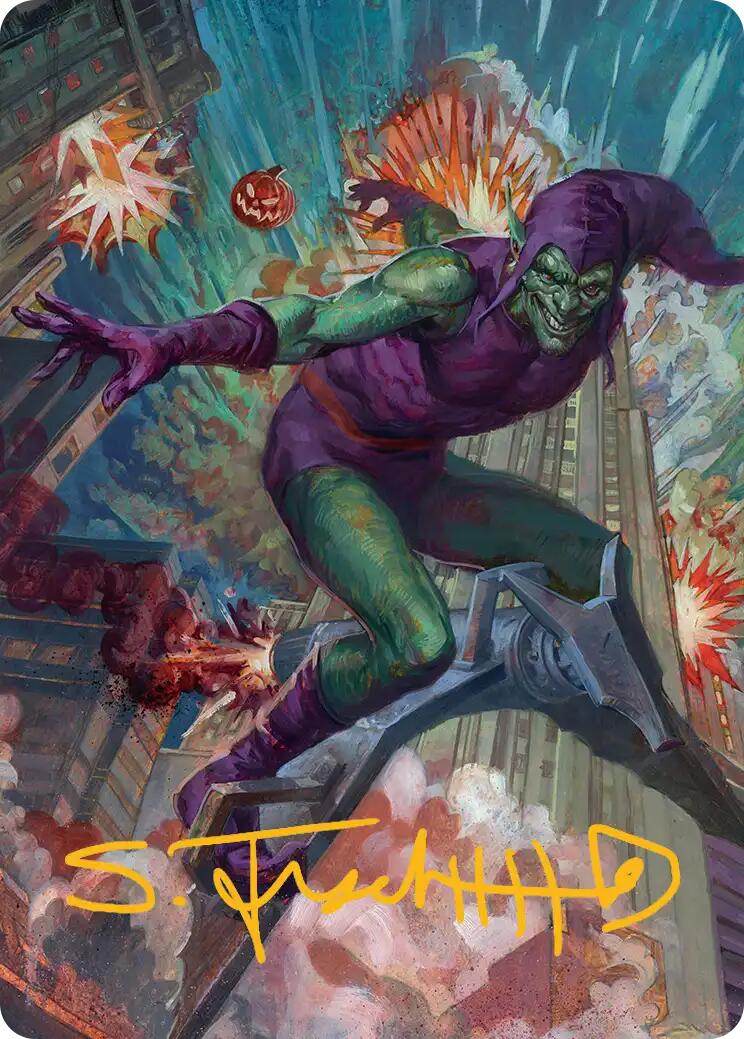 Green Goblin Art Card (26/54) (Gold-Stamped Signature) [Marvel's Spider-Man Art Series] | Cracking-Singles