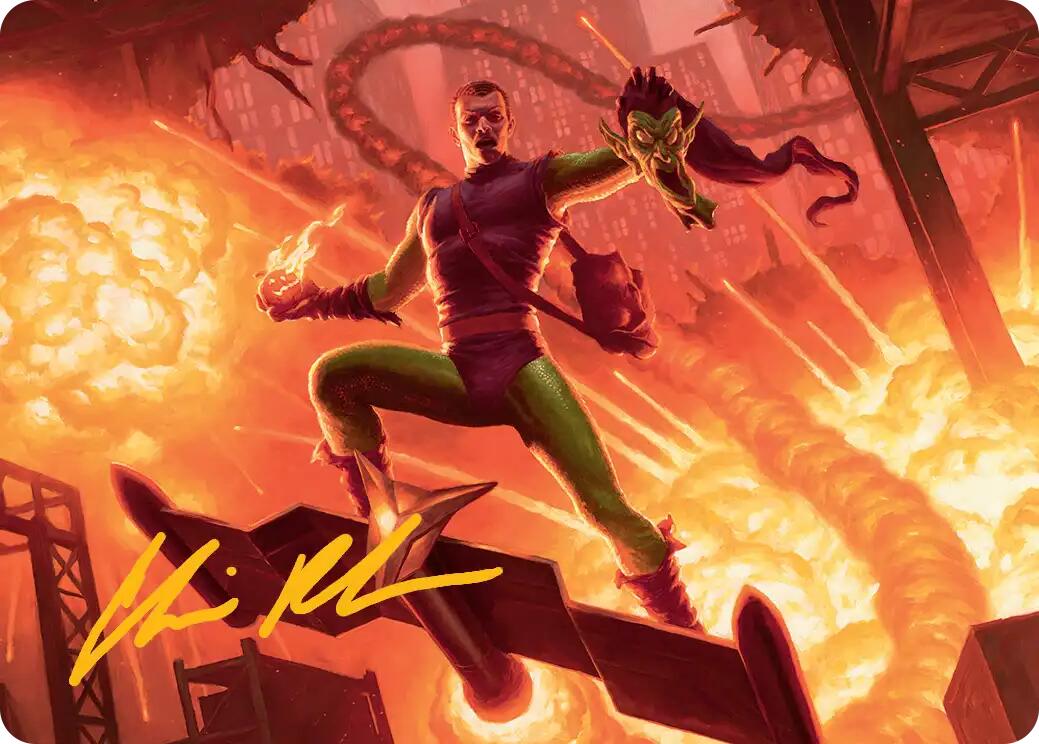 Green Goblin, Revenant Art Card (Gold-Stamped Signature) [Marvel's Spider-Man Art Series] | Cracking-Singles