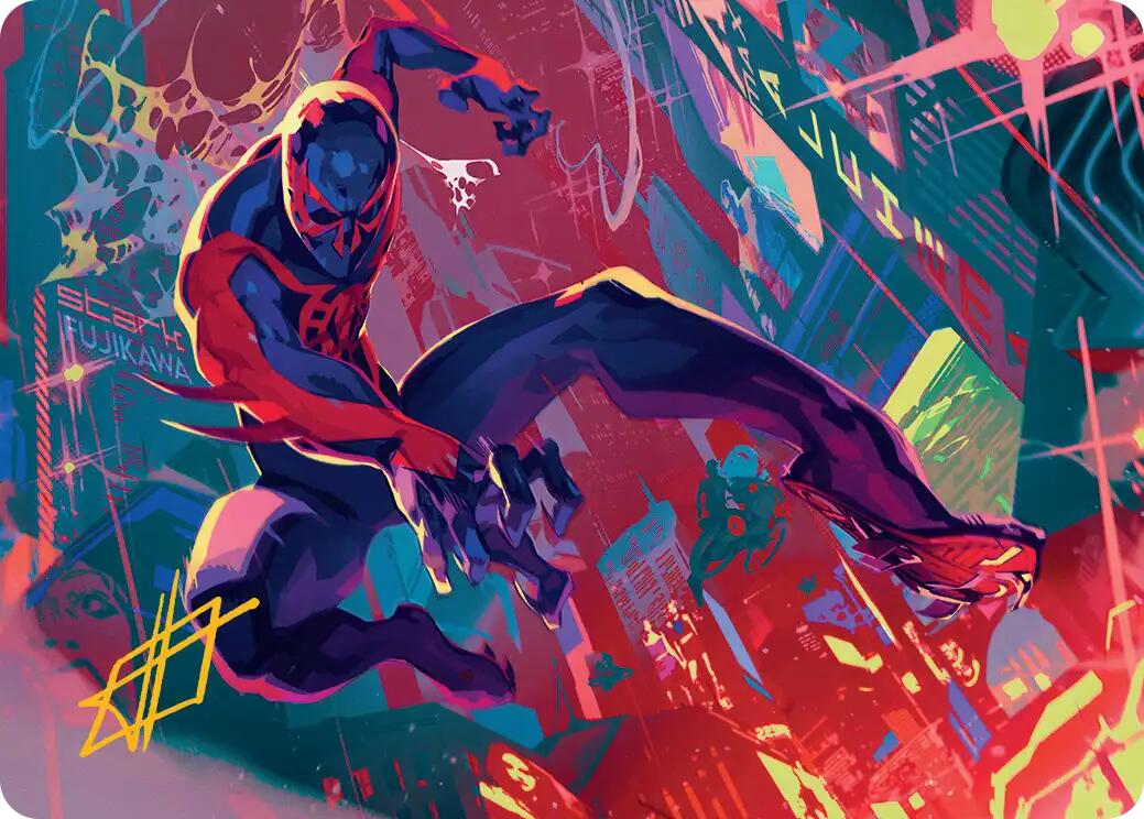 Spider-Man 2099 Art Card (Gold-Stamped Signature) [Marvel's Spider-Man Art Series] | Cracking-Singles