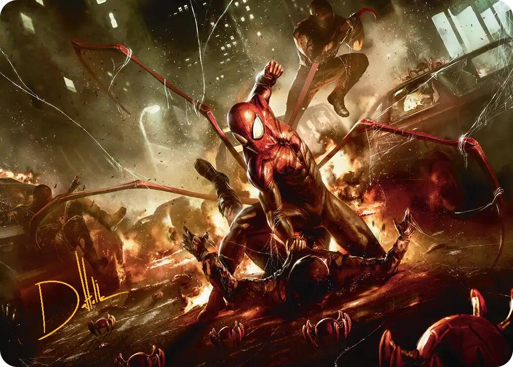 Superior Spider-Man Art Card (Gold-Stamped Signature) [Marvel's Spider-Man Art Series] | Cracking-Singles