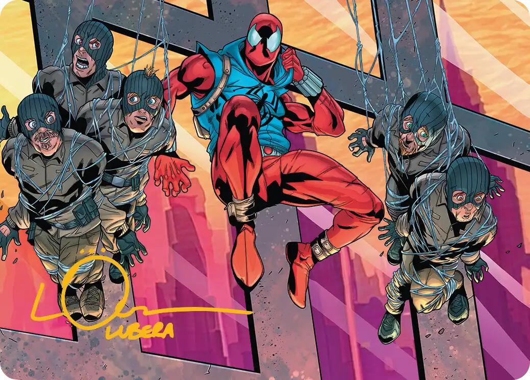 Scarlet Spider, Ben Reilly Art Card (Gold-Stamped Signature) [Marvel's Spider-Man Art Series] | Cracking-Singles