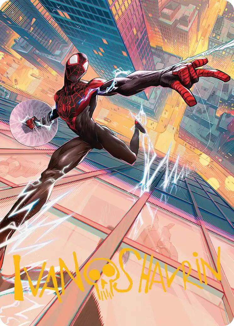 Ultimate Spider-Man Art Card (Gold-Stamped Signature) [Marvel's Spider-Man Art Series] | Cracking-Singles