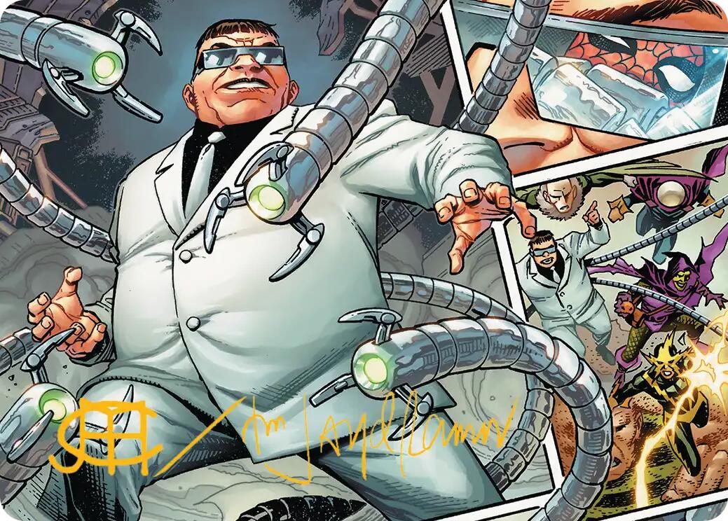 Doctor Octopus, Master Planner Art Card (48/54) (Gold-Stamped Signature) [Marvel's Spider-Man Art Series] | Cracking-Singles