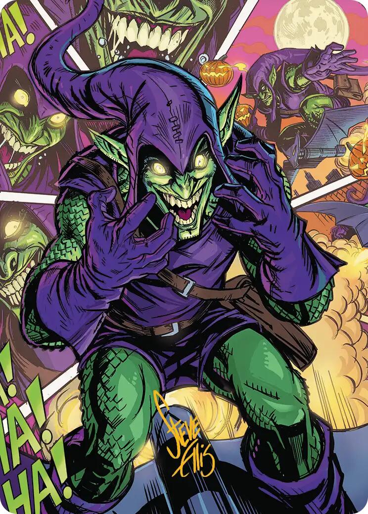 Green Goblin Art Card (49/54) (Gold-Stamped Signature) [Marvel's Spider-Man Art Series] | Cracking-Singles