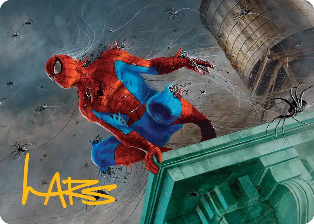 Spiders-Man, Heroic Horde Art Card (Gold-Stamped Signature) [Marvel's Spider-Man Art Series] | Cracking-Singles