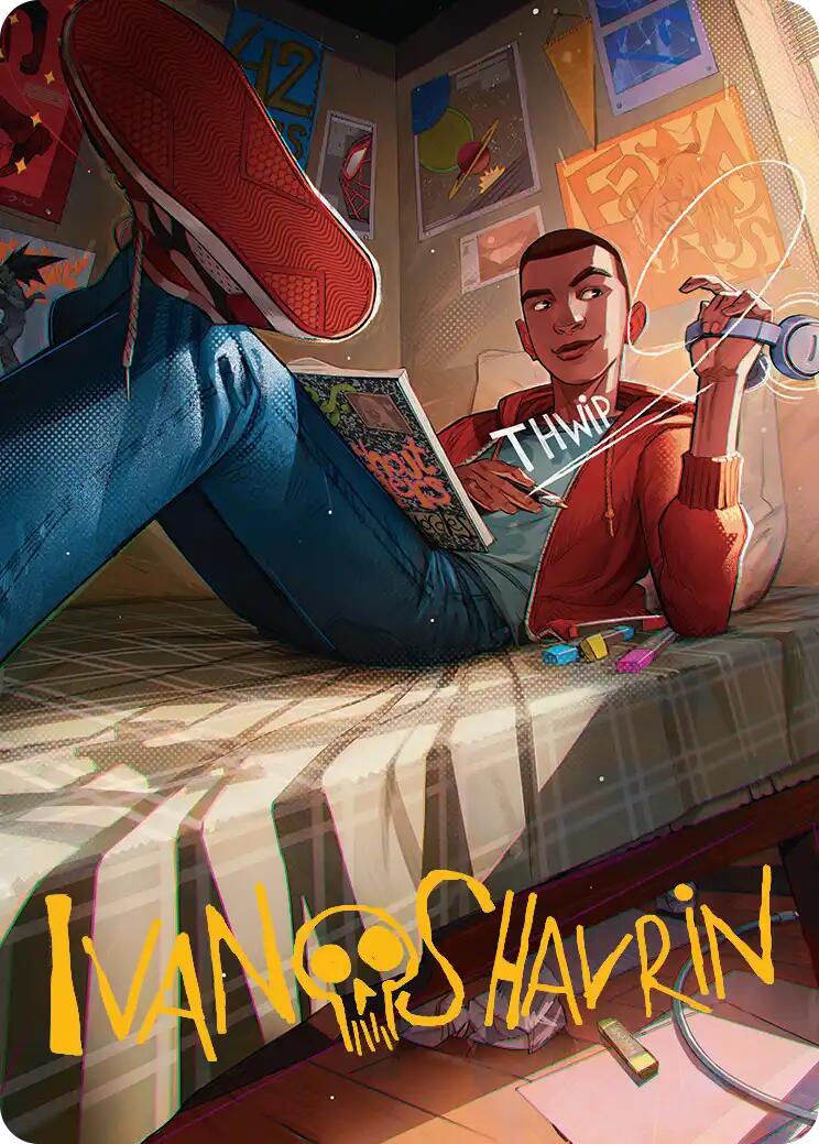Miles Morales Art Card (Gold-Stamped Signature) [Marvel's Spider-Man Art Series] | Cracking-Singles