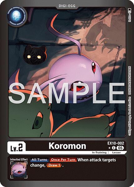 Koromon [EX10-002] (Limited Foil) [Sinister Order] | Cracking-Singles