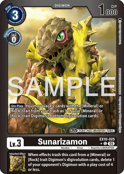 Sunarizamon [EX10-025] (Limited Foil) [Sinister Order] | Cracking-Singles