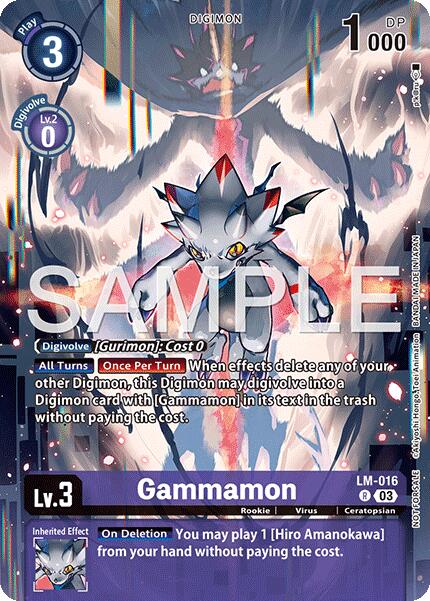 Gammamon [LM-016] (Sinister Order Legend Pack) [Sinister Order] | Cracking-Singles