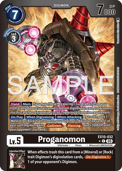 Proganomon [EX10-032] (Limited Foil) [Sinister Order] | Cracking-Singles