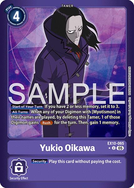 Yukio Oikawa [EX10-065] (Limited Foil) [Sinister Order] | Cracking-Singles