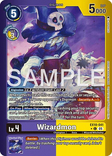 Wizardmon [EX10-041] (Limited Foil) [Sinister Order] | Cracking-Singles