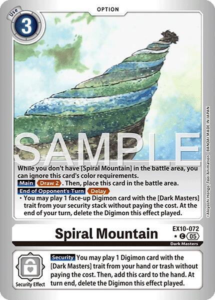 Spiral Mountain [EX10-072] (Limited Foil) [Sinister Order] | Cracking-Singles