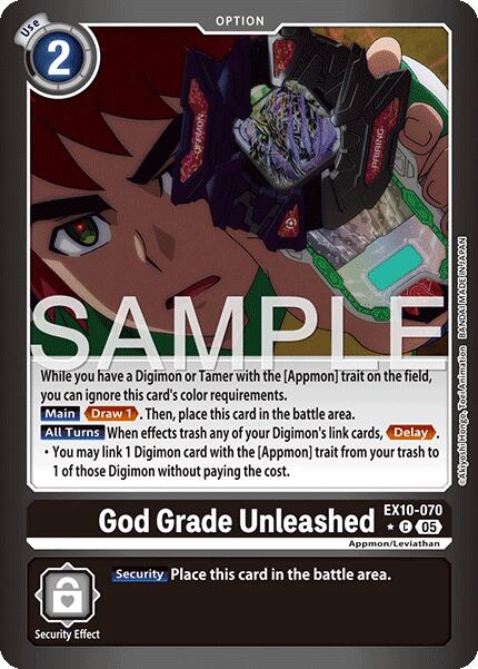 God Grade Unleashed [EX10-070] (Limited Foil) [Sinister Order] | Cracking-Singles