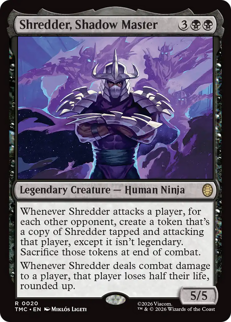 Shredder, Shadow Master [Teenage Mutant Ninja Turtles Commander] | Cracking-Singles
