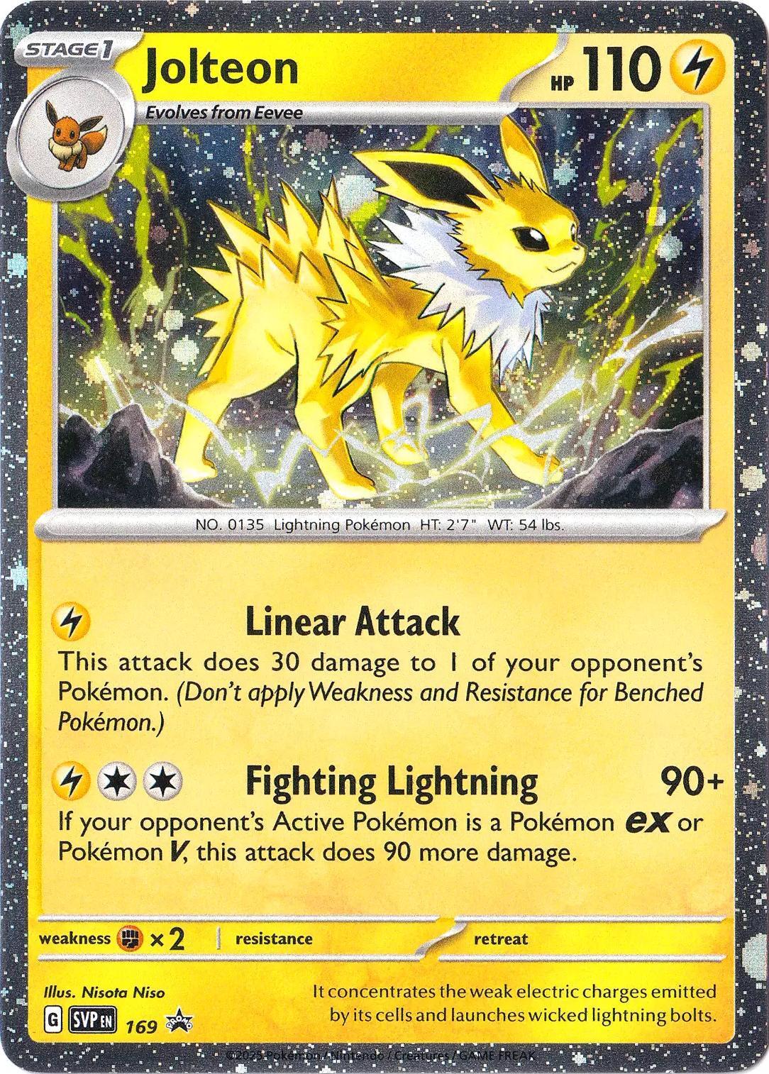 Jolteon (169) (Cosmos Holo) [Scarlet & Violet: Black Star Promos] | Cracking-Singles