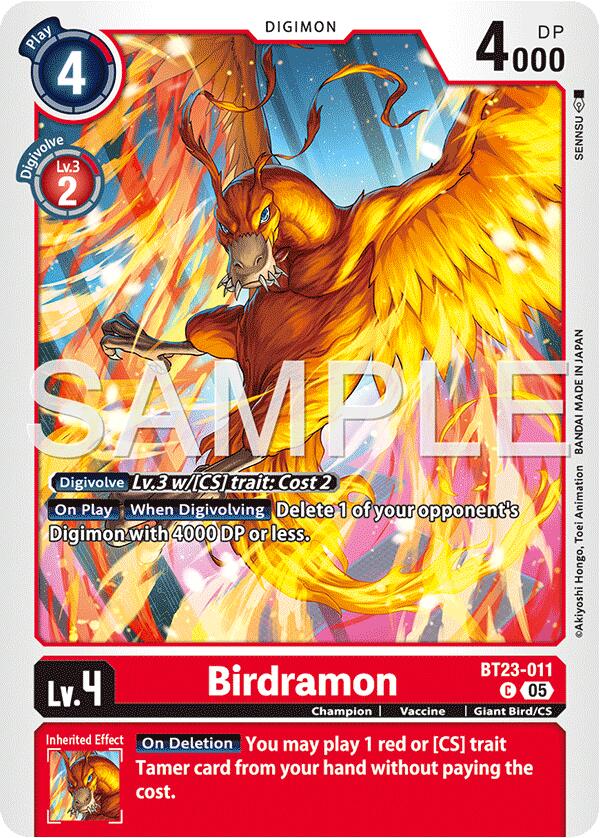 Birdramon [BT23-011] [Hackers' Slumber] | Cracking-Singles