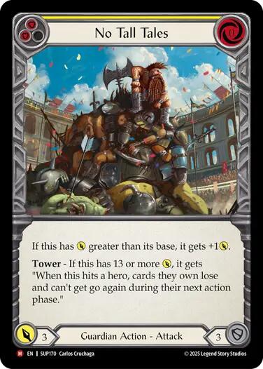No Tall Tales [SUP170] (Super Slam)  Rainbow Foil | Cracking-Singles