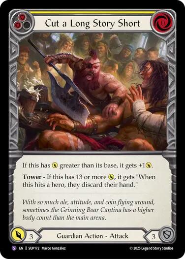 Cut a Long Story Short [SUP172] (Super Slam)  Rainbow Foil | Cracking-Singles