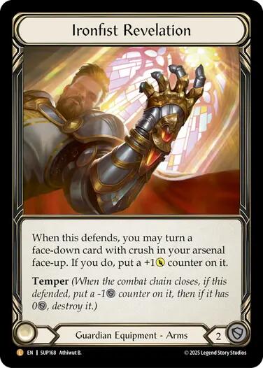 Ironfist Revelation [SUP168] (Super Slam)  Cold Foil | Cracking-Singles